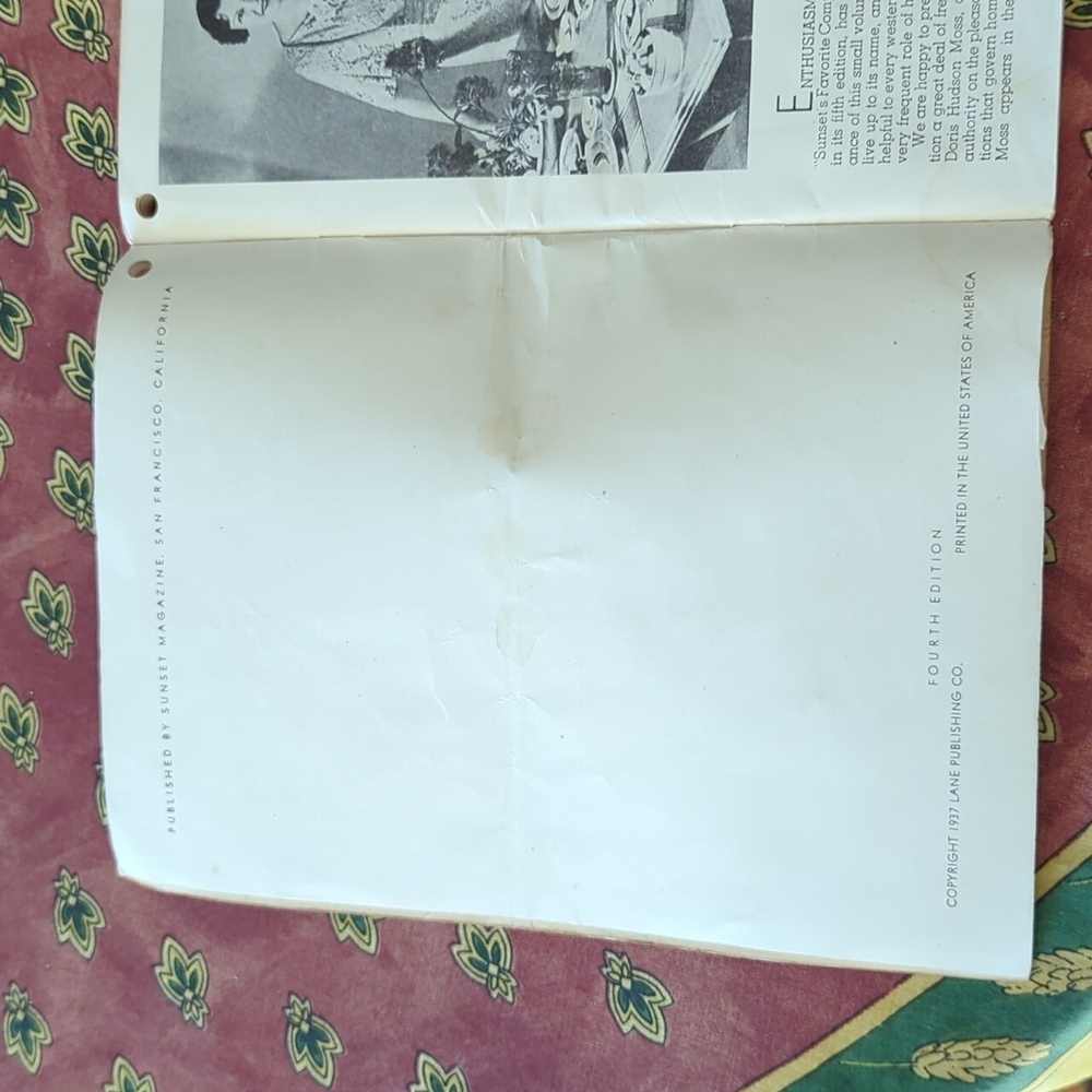 Sunset's Hostess Handbook for Western Homes - Picture 2 of 7